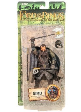 Toybiz Lord of The Rings The Fellowship of the Ring Gimli Axe Throwing Action